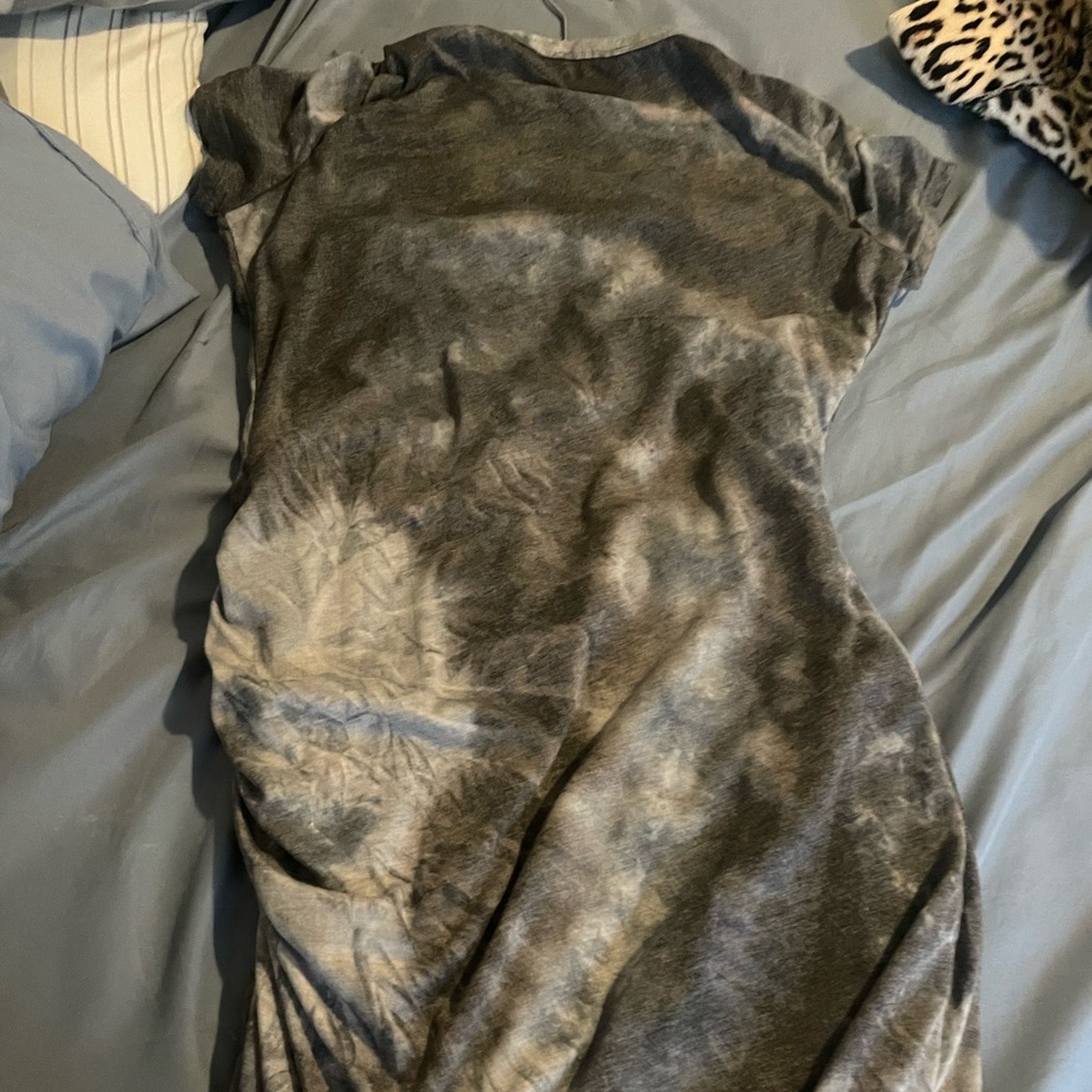 Tye dye fitted mini dress